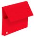 Oxford omslaghoezen met deksel, 24 x 32 cm, rood, 25 stuks