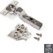 Emuca Potscharnier, D. 35 mm, inliggende montage, zachte sluiting, opening 100º, met montageplaat Euro, 20 st.