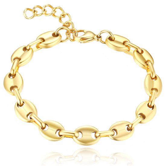 Cilla Jewels Goudkleurige Armband van Edelstaal met Schakels