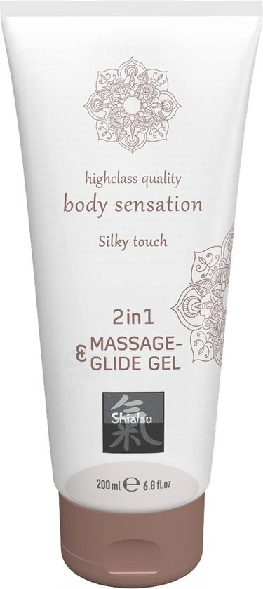 Shiatsu Massage- & Glide Gel 2 in 1 - Silky touch