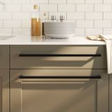 vidaXL Handvatten 20 st 480 mm roestvrij staal zwart