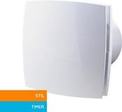 Wahlbach Badkamerventilator 125 mm Silent met timer - wit