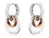 BOSS Jewelry MEDALLION Collection Huggies-oorbellen voor dames in roestvrij staal - 1580231