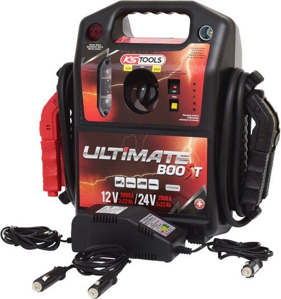 KS Tools 12V/24V Battery Booster - 1700A Jump Starter