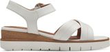 Tamaris Core Dames Sandalen - WHITE LEATHER - Maat 41