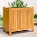 Maison Exclusive - Jardinière en bois massif d'acacia, avec insert, dimensions : 54 x 31 x 50 cm