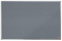 Nobo Vilten Memobord, 900 x 600 mm, Aluminium Lijst Met Hoekbevestiging, Essence Assortiment, Grijs, 1915205