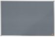 Nobo Vilten Memobord, 900 x 600 mm, Aluminium Lijst Met Hoekbevestiging, Essence Assortiment, Grijs, 1915205