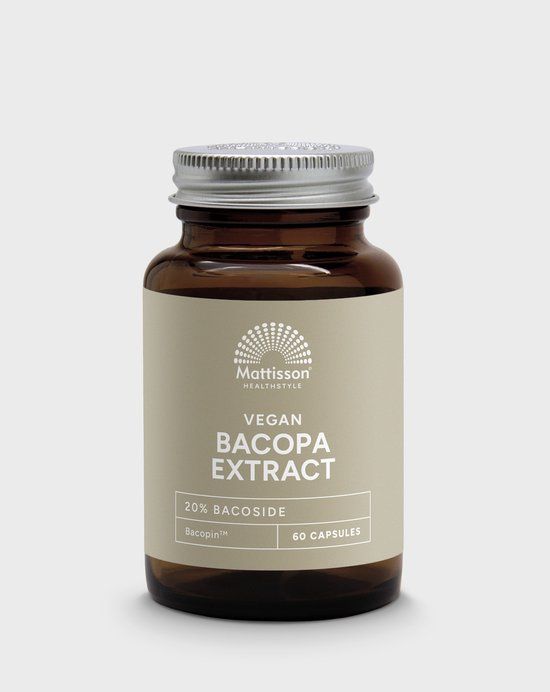 Mattisson HealthStyle Mattisson Vegan Bacopa extract 150 mg - 60 capsules