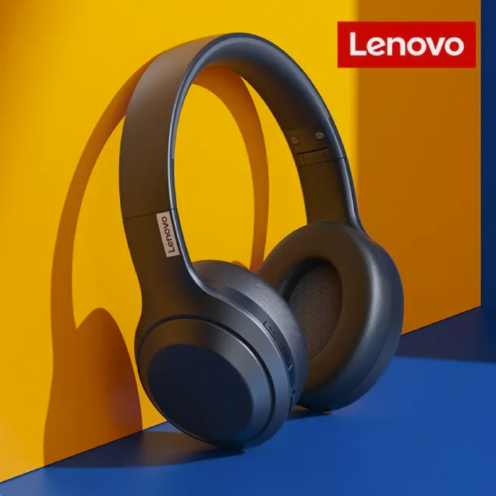 Lenovo Lenovo ThinkPlus TH10 Draadloze Koptelefoon met Microfoon - Bluetooth 5.0 Headset Zwart