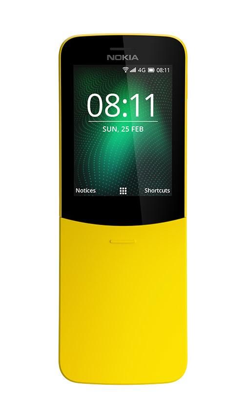 Nokia 8110 4G - Geel - Dual SIM - 4GB - KaiOS