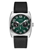 Guess Xander GW0792G1 Horloge - Leer - Zwart - Ø 41 mm