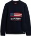 Superdry VINTAGE ATHLETIC KNIT JUMPER Heren Trui - Maat S