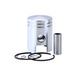 Sachs kit piston 38mm, 50cc, adapté pour Sachs 50, Saxonette, 50/A, 50/2, 50/3, 501/4 AKF (avec admission ronde)