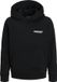 JACK&JONES JCOUNION PRINT SWEAT HOOD JNR Jongens Sweater Zwart Maat 140