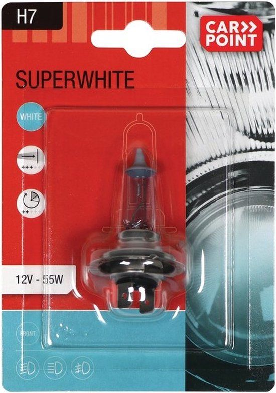 Superwhite Halogeen H7 12V 55W