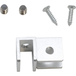 Système de suspension pour panneaux acoustiques de plafond - Lot de 10 - Argenté