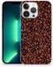 B2Ctelecom iPhone 13 Pro Max Siliconen Case Koffiebonen
