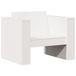 VidaXL Tuinbank 79x60x62 cm massief grenenhout wit