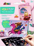 Avenir Art à gratter cartes de vœux - Princesses - Avec enveloppes - 3 pièces - 3 ans