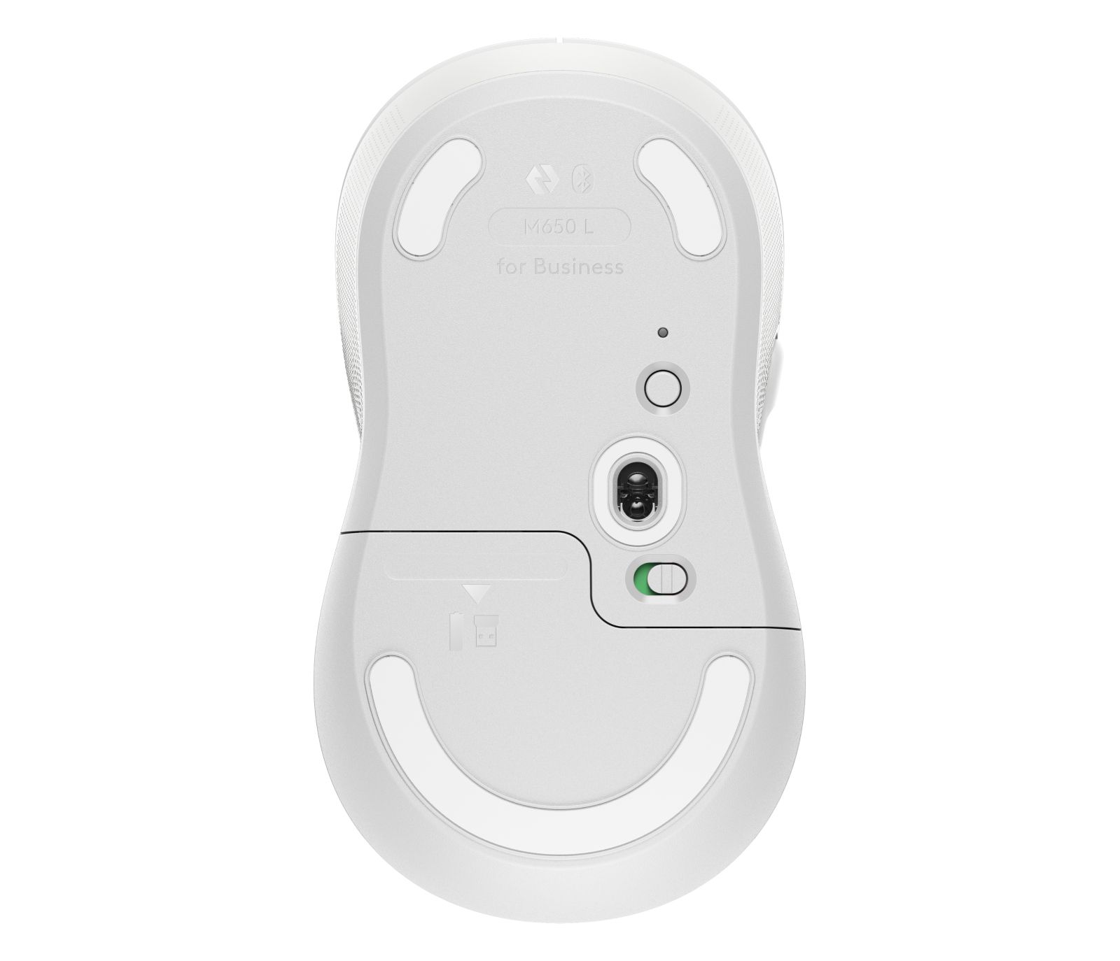 Logitech Signature M650 for Business - Draadloze muis - Wit