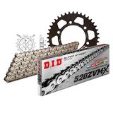 Kettingset DID Kettingset Alu 520ZVM-X / 100 klinknagel slot zwart voor Ducati SS 750 cc Bj. 1999-2002