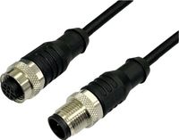 BKL Electronic 2702003 Sensor/actuator aansluitkabel M12 Aantal polen (sensoren): 4 Koppeling, recht 2 m 1 stuk(s)