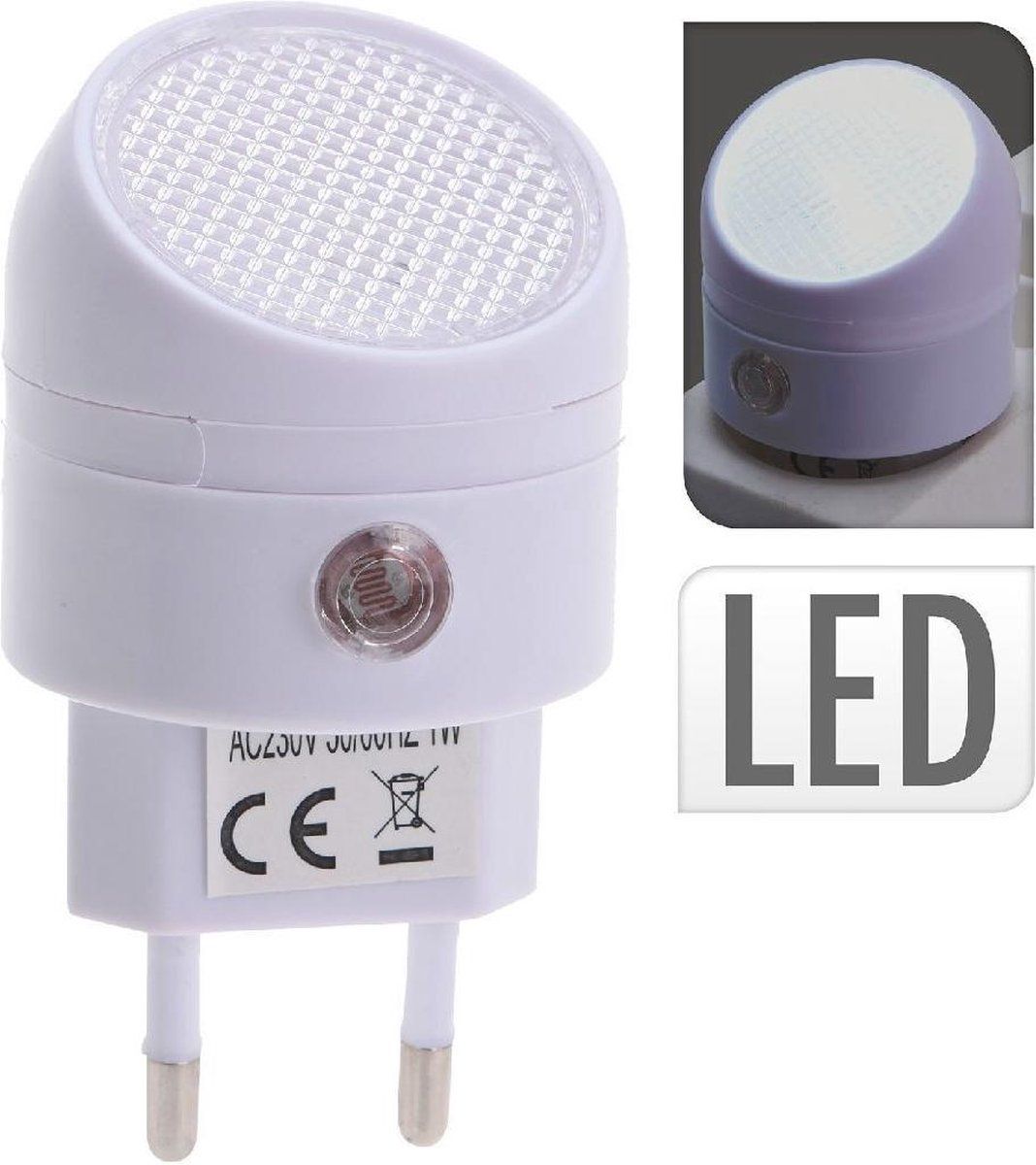 Basic LED Night Light with Sensor White