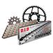 Kettingset DID Kettingset staal 520ZVM-X / 112 klinknagel slot voor KTM Duke 125 cc Bj. 2011-2015
