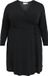 Vila Jurk Viborneo L/s Wrap Dress/su/cur - No 14077094 Zwart Dames Maat 48