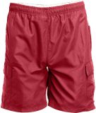 Pen Duick Sportieve shorts - Rood/Wit - Maat M