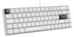 G-Lab Gaming toetsenbord KEYZ HYDROGEN, compact formaat (60 %), zwarte toetsen, filaire, wit