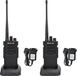 Retevis RT29D, krachtige portofoon, DMR-radio, waterdicht (IP67), 3200 mAh, digitale portofoons met goede beveiliging, geschikt voor hotels, magazijnen, boerderijen (zwart, 2 stuks)