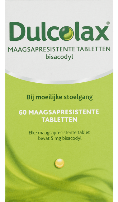 Dulcolax Maagsapresistente Bisacodyl 5mg Tabletten - 60TB