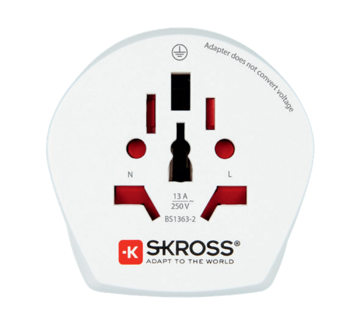 Skross 1.500213-E - Reisadapter - Wit