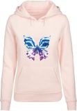 Miss Tee Dames Hoodie Chromed Butterfly Hoody