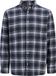 Jack & Jones Overhemd Regular Fit Geruit Lange Mouw Biologisch Katoen Navy Blazer L