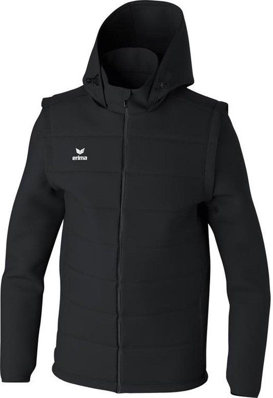 Erima Team Jack Met Afneembare Mouwen Heren - Zwart | Maat: XXXL
