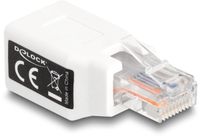 Delock RJ50 Adapter male to female white