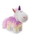 NICI 61910 Knuffeldier eenhoorn Sweety Rainbow 45 cm, wit
