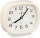Giftdecor Réveil Good Morning - wit - kunststof - 12 x 10 cm - staand - rond - batterij voeding