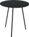 Mega Collections Table d'appoint/pot de fleurs - métal - noir - D40 x H45 cm