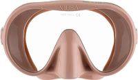 CRESSI Musa masker amandel, uniseks frameloos masker voor duiken en snorkelen, laag intern volume en breed veld van zicht, amandel, één maat
