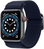 Spigen Fit Lite Nylon Bandje voor Apple Watch Blauw