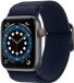 Spigen Fit Lite Nylon Bandje voor Apple Watch Blauw