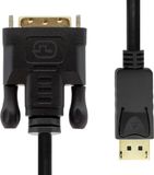 ProXtend Displayport 1.2 to DVI-D 24+1 3M Zwart
