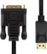 ProXtend Displayport 1.2 to DVI-D 24+1 3M Zwart