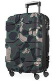 HAUPTSTADTKOFFER X-Kölln Handgepäck Hartschalen-Koffer Trolley Rollkoffer Reisekoffer, TSA, 55 cm, 50 Liter, Camouflage