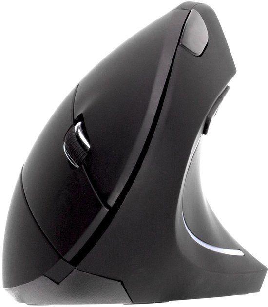 imoshion Draadloze Ergonomische Muis - Rechtshandige Verticale Muis Draadloos - USB-A - Zwart