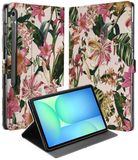 B2Ctelecom Flowers Tablet Hoesje met Standaard Samsung Galaxy Tab S10 FE Plus